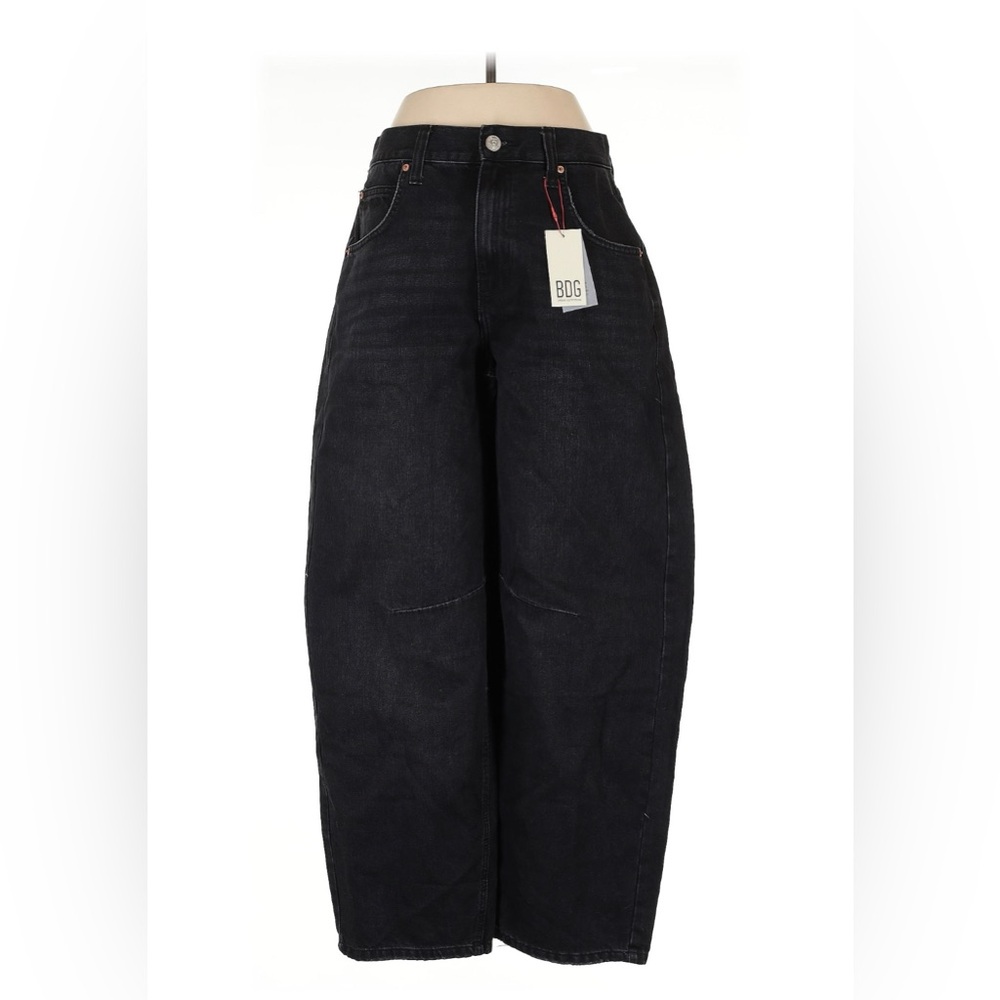 NWT BDG Urban Outfitters Boyfriend Horseshoe Jeans Black Size 31